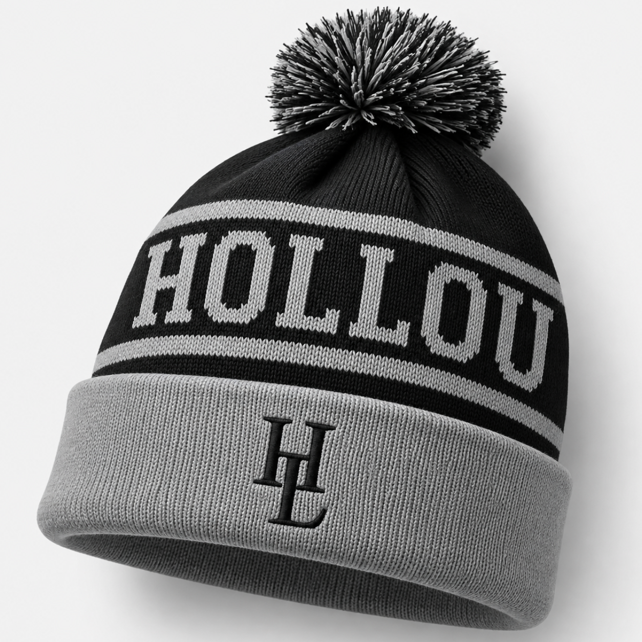 Hollou Legacy Grey Bobble hats