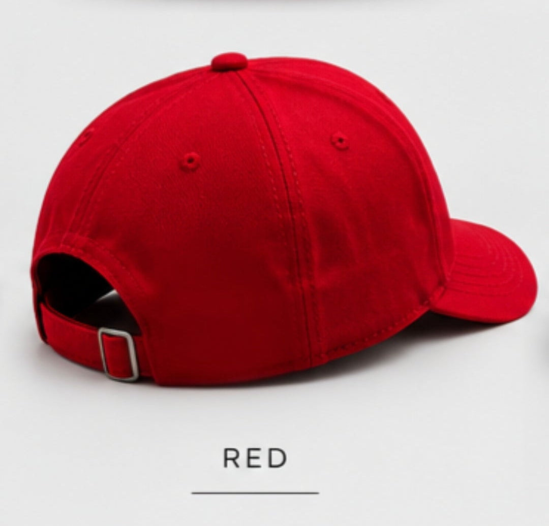 🔴 HOLLOU Signature Cap – Red/White Logo - Headwear