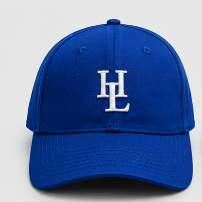 🔵 HOLLOU Signature Cap – Royal blue/White Headwear