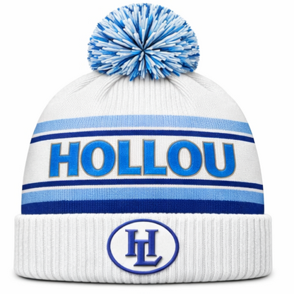 Black Hollou Sports Bobble Hat