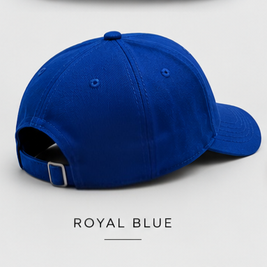 🔵 HOLLOU Signature Cap – Royal blue/White Headwear